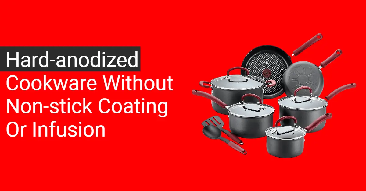 hard anodized cookware without non stick coating