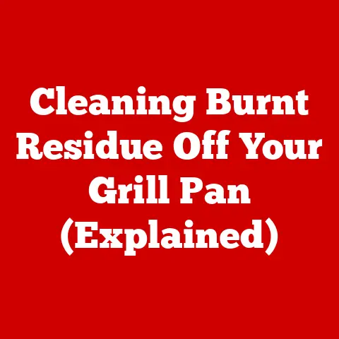 Cleaning Burnt Residue Off Your Grill Pan (Explained)