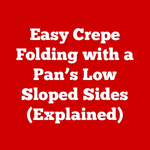 Easy Crepe Folding with a Pan’s Low Sloped Sides (Explained)